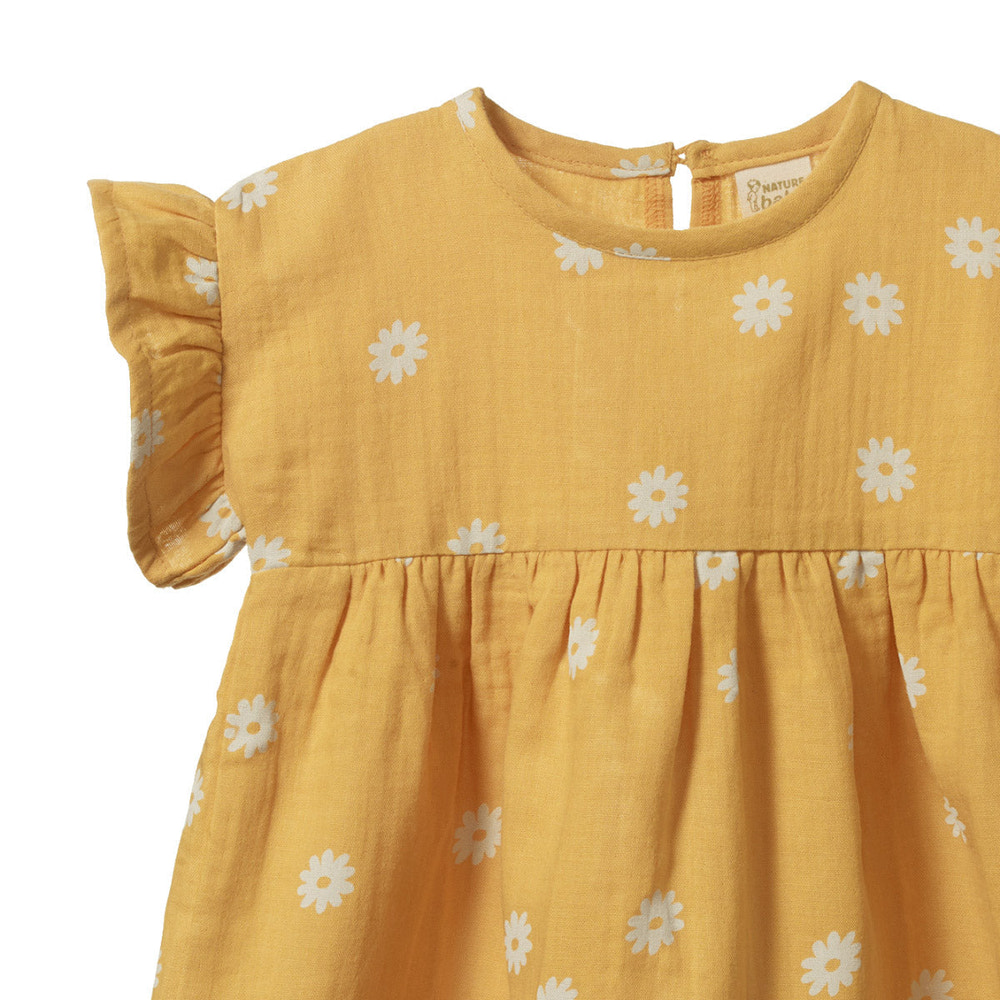Clara Dress - Chamomile Sunshine Print
