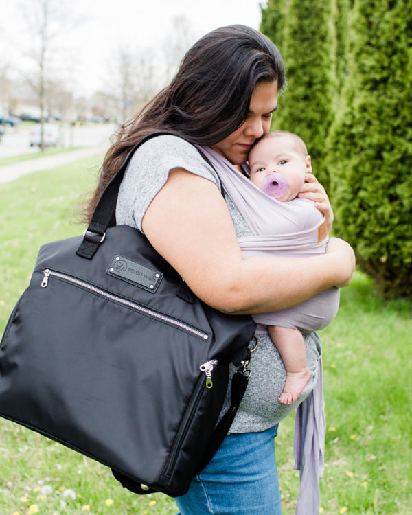 Sarah Wells Lizzy Breast Pump Tote – Lightweight, Easy-Clean Bag with Insulated Pocket, Laptop Sleeve & Side Storage – Fits Pumps & More