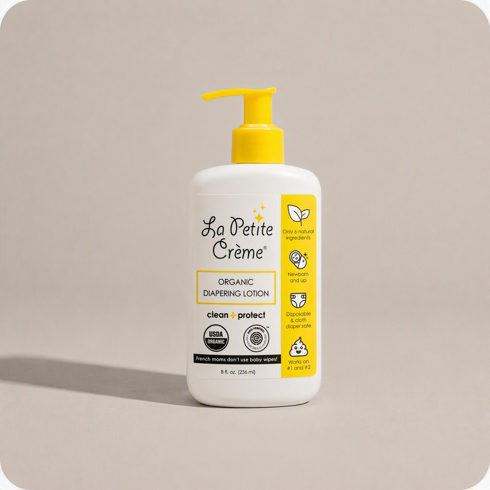 La Petite Creme Organic French Diapering Liniment Lotion Pump 8 oz