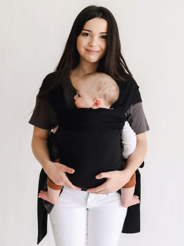 Simple Wrap | Black - MOOGCO Baby