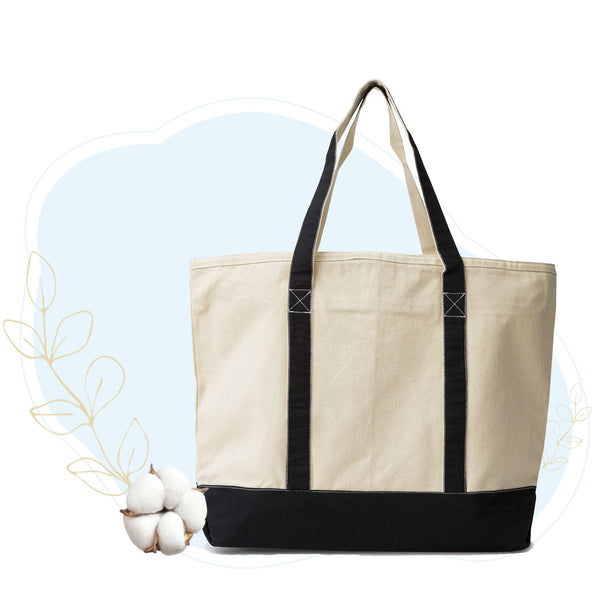 Extra Large Canvas Tote - MOOGCO Baby
