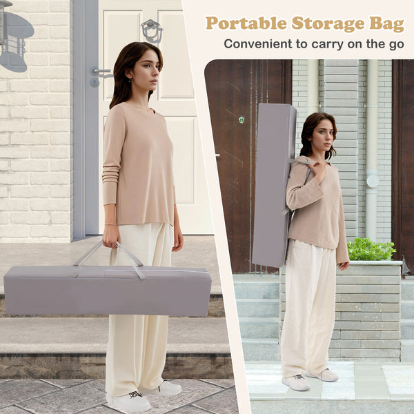 Large Baby Playpen with Pull Rings and Ocean Balls-Gray