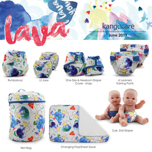 Rumparooz One Size Cloth Diaper Covers - Lava