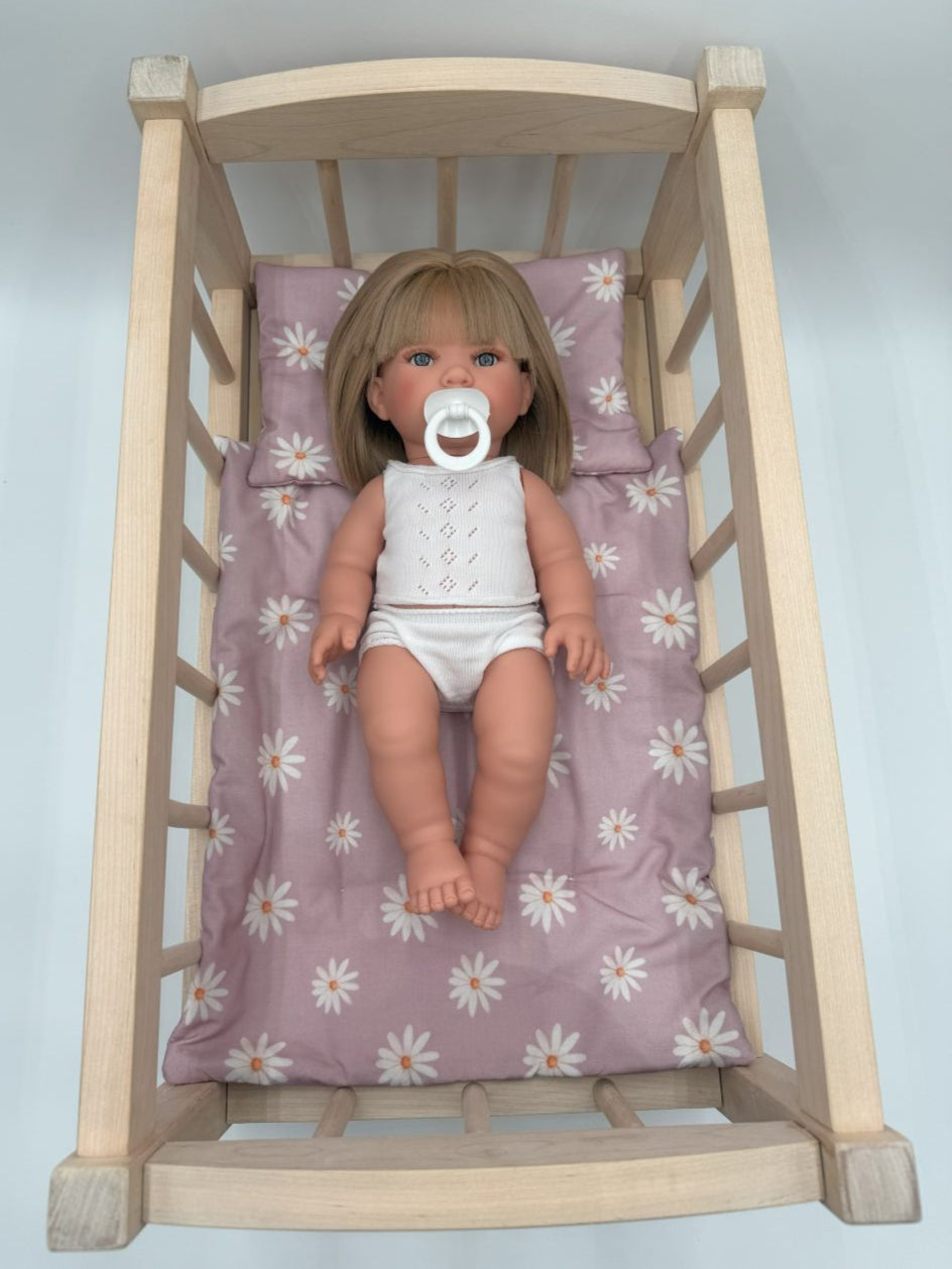 Doll Bedding Set - Lavender Bloom