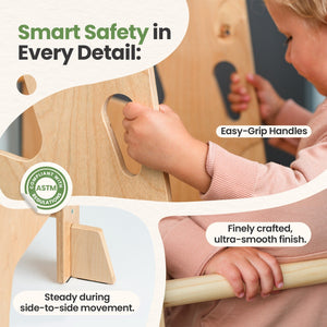 Montessori Toddler Tower Adjustable Kitchen Stool Helper