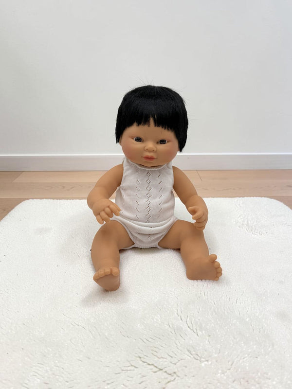 Bebenita 13" Baby Boy Doll - Leon | Unscented & Fully Clothed