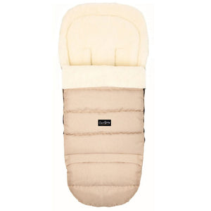 Beige Arctic Organic Wool Adjustable Footmuff