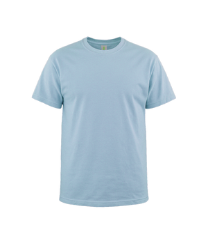 Unisex cotton toddler short sleeve t-shirt in angle 14 view, perfect for comfortable playtime.