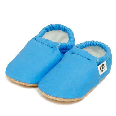 Ella Bonna Baby Moccasins, Slippers, Blue