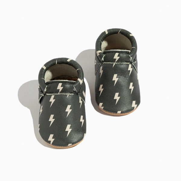 Ebony Lightning City Baby Shoe - stylish and comfortable city mocc for trendy infants.