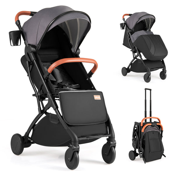 Lightweight Baby Stroller Compact Travel Stroller with One-Hand Folding