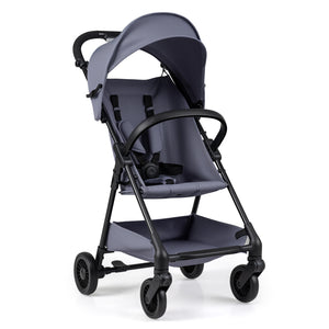 Lightweight Travel Stroller with Canopy and Under-Seat Basket for Baby and Toddler