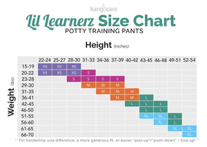 Lil Learnerz Training Pants (2pk) - Large, perfect for potty training, shown from angle 4.