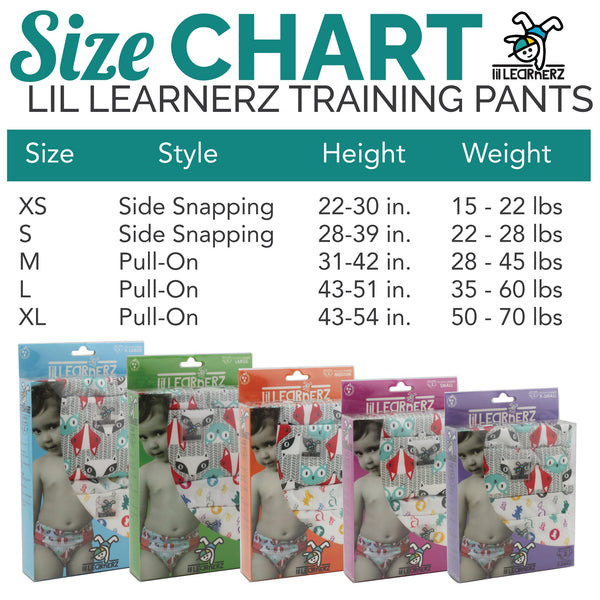 Lil Learnerz Training Pants (2pk) - Lava