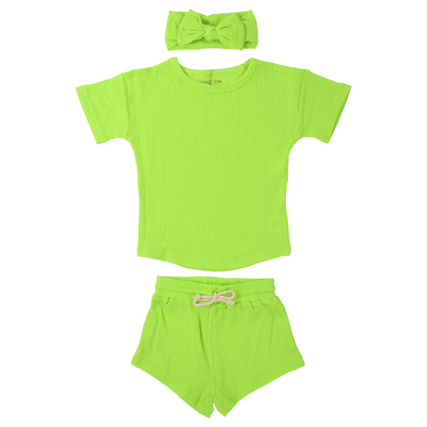 Lime Green Waffle Set