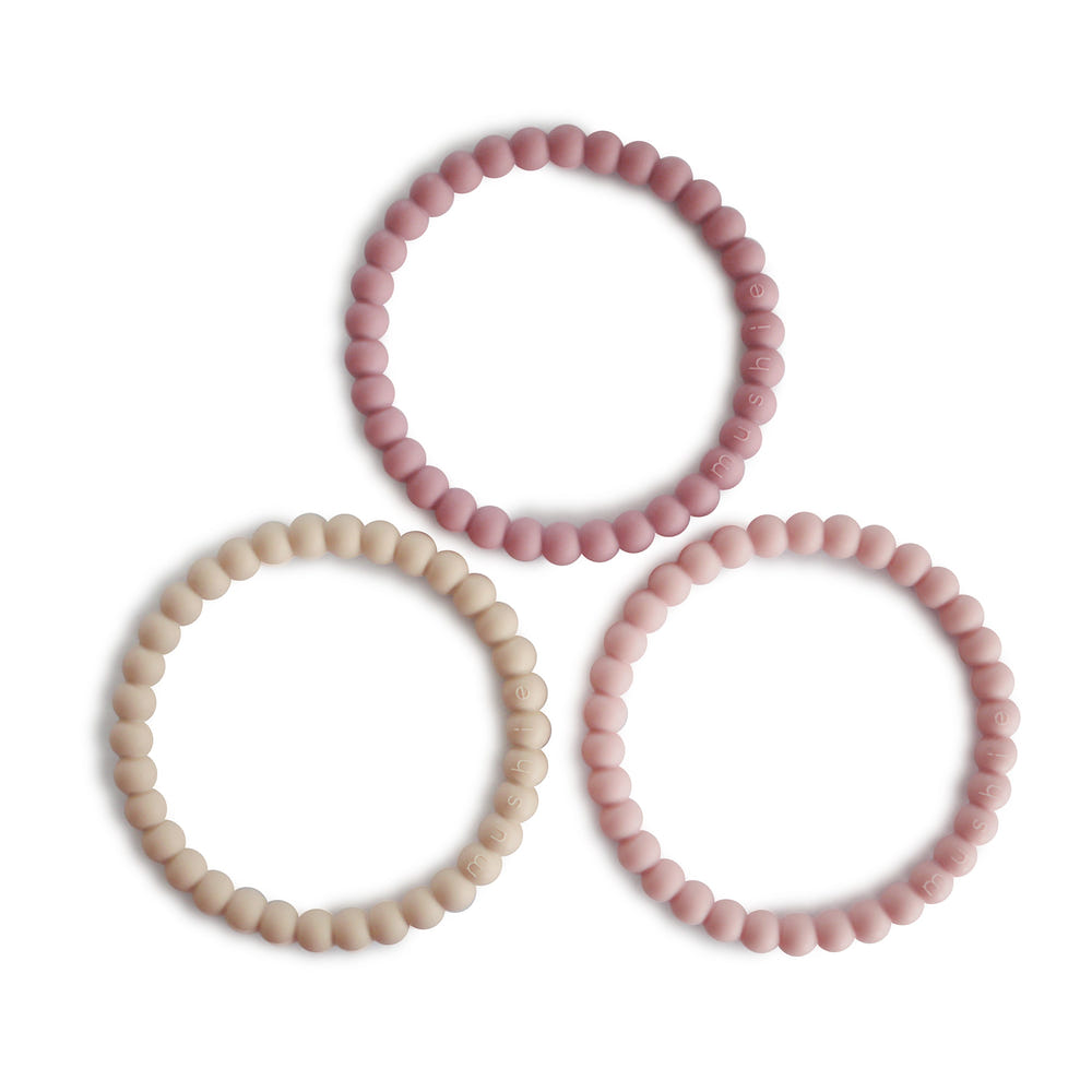 Pearl Teether Bracelet for babies, stylish and safe for soothing gums during teething.