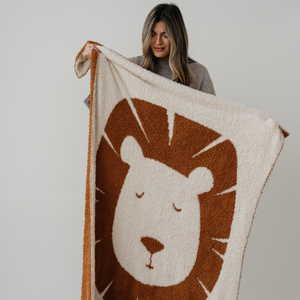 Double-layer Bamboni® toddler blankets in angle 34, perfect for swaddling and keeping your baby cozy.