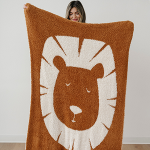 Double-layer Bamboni® toddler blankets in a cozy angle, perfect for swaddling and keeping your baby warm.