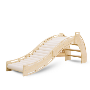 Sensory Roller Slide & Rocker Combo for babies, promoting fun and development in clothing and apparel.