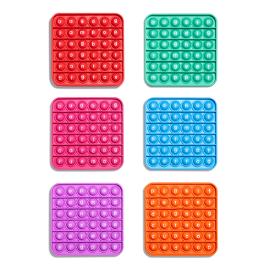 6 Extra CVC Fidget Mats for kids - engaging educational toys for early learning and fun.