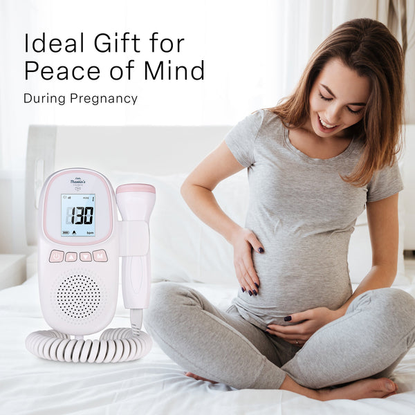 Little Martin's Portable Fetal Doppler - Hear Your Baby's Heartbeat Anytime - Rechargeable Batteries by USB - FDA Cleared - MOOGCO Baby