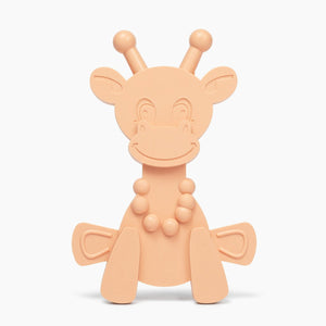 The Little Bamber - Pink - Natural Rubber & Baltic Amber Teething Toy