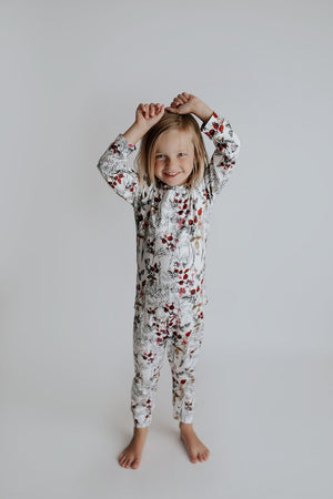 Floral Girls Kids Pajamas