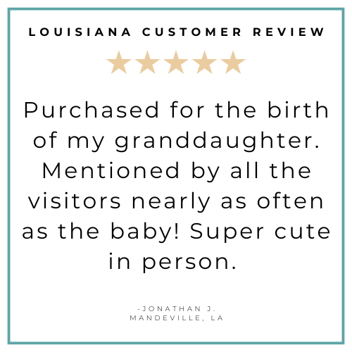 Gift Set: Louisiana Baby Muslin Swaddle Blanket and Burp Cloth/Bib Combo Baby Shower Essential for Newborn