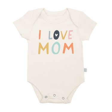 graphic bodysuit | love mom