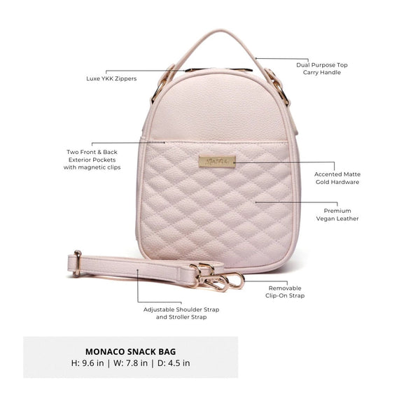 Classic Snack Bag | Pastel Pink