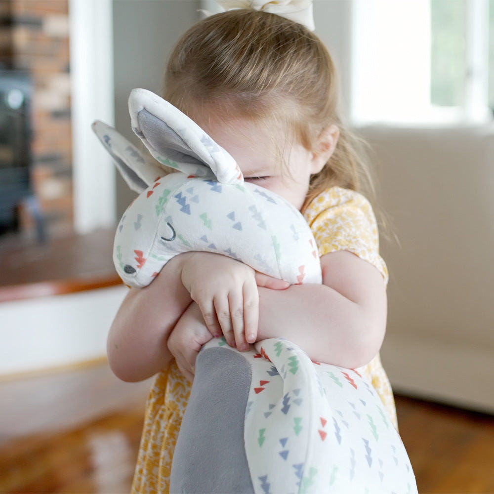 Luna Bunny Gray Super Soft Plush Toy - Adorable, cuddly, and perfect for babies and toddlers.