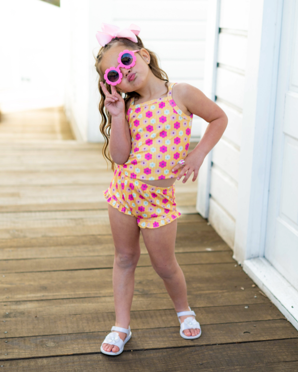 Luna Top & Bloomer Set - Daisy Chain