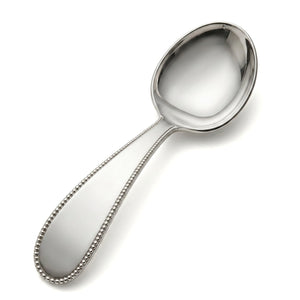 Beaded Baby Sterling Silver Feeding Spoon by Krysaliis