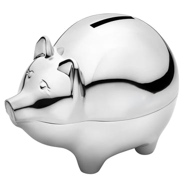 Krysaliis Silver-plate Piggy Baby Bank