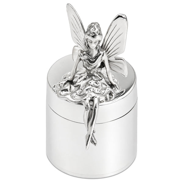 Sterling Silver Tooth Fairy Keepsake Box by Krysaliis