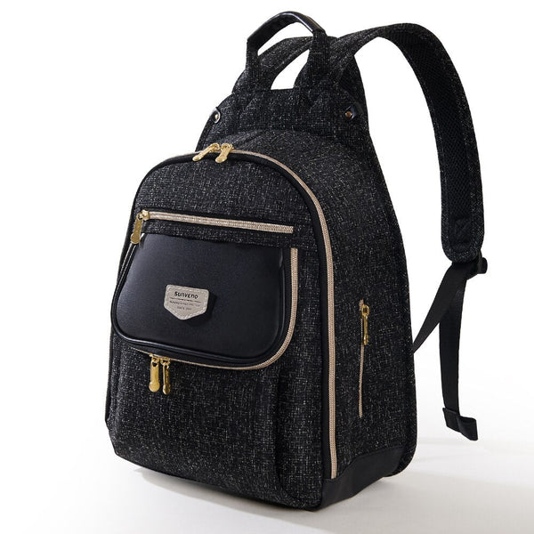 Tweed Luxe Diaper Bag Backpack - MOOGCO Baby