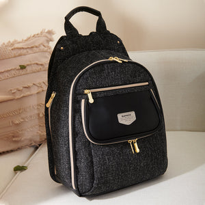 Tweed Luxe Diaper Bag Backpack