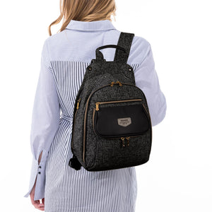 Tweed Luxe Diaper Bag Backpack