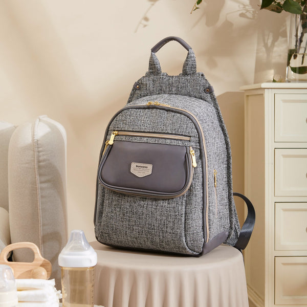 Tweed Luxe Diaper Bag Backpack