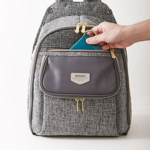 Tweed Luxe Diaper Bag Backpack - MOOGCO Baby