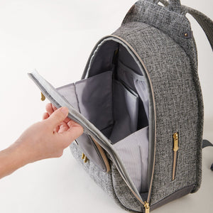 Tweed Luxe Diaper Bag Backpack