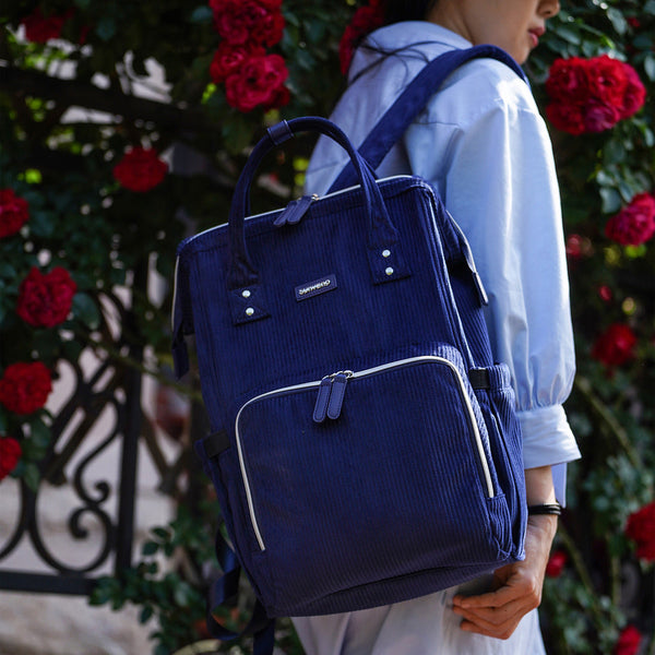 Corduroy Diaper Backpack