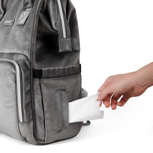 Corduroy Diaper Backpack