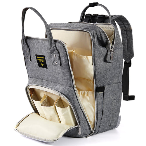 Open-Wide Diaper Backpack