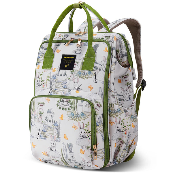 Wide Open Frame Diaper Bag Backpack