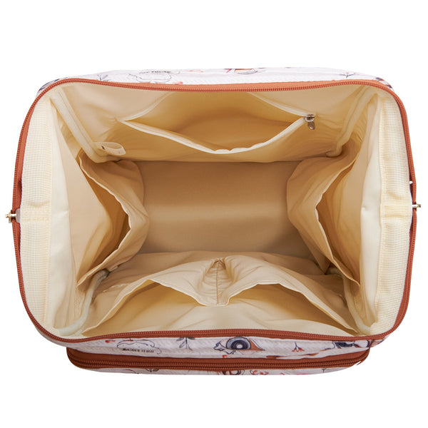 Wide Open Frame Diaper Bag Backpack