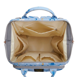 Wide Open Frame Diaper Bag Backpack