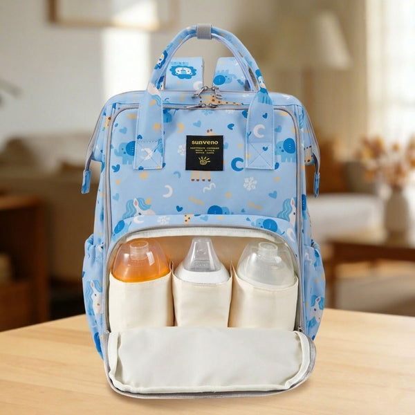 Wide Open Frame Diaper Bag Backpack