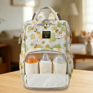 Wide Open Frame Diaper Bag Backpack