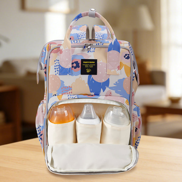 Wide Open Frame Diaper Bag Backpack